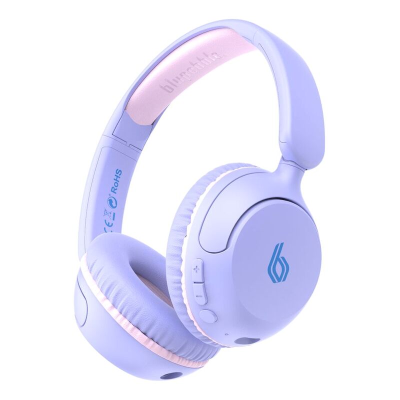 BluPebble Bounce Wireless & Wired On-Ear Headphones with Siri & Google Assistant - Lavender BluPebble Bounce Wireless & Wired On-Ear Headphones with Siri & Google Assistant - Lavender