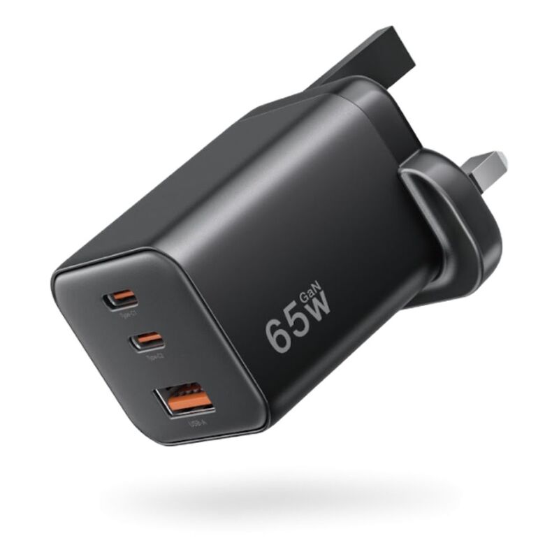 AmazingThing Thunder Pro Gan 65W 3Ports 1A+2C Wall Charger AmazingThing Thunder Pro Gan 65W 3Ports 1A+2C Wall Charger