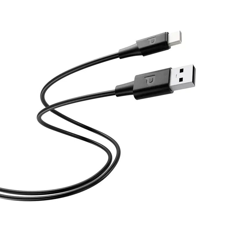 Powerology Power Sync Flex USB-A To USB-C 2M Cable Pd 20W - Black Powerology Power Sync Flex USB-A To USB-C 2M Cable Pd 20W - Black