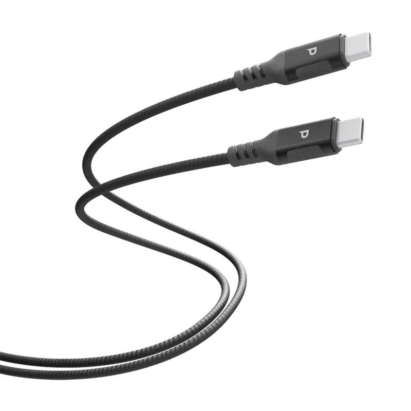 Powerology Power Sync Weave USB-C To USB-C 2M Pd 100W - Gray Powerology Power Sync Weave USB-C To USB-C 2M Pd 100W - Gray