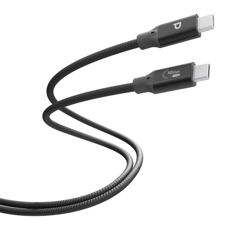 Powerology Power Sync Weave 240W USB-C To USB-C 2M Cable - Gray Powerology Power Sync Weave 240W USB-C To USB-C 2M Cable - Gray