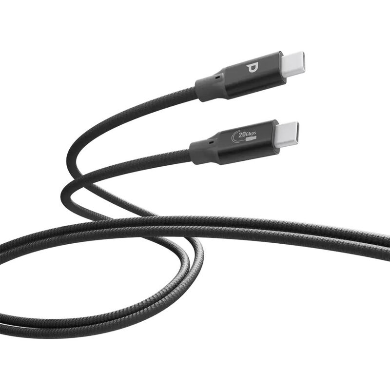 Powerology Power Sync Weave USB-C To USB-C 240W 3M Cable - Gray Powerology Power Sync Weave USB-C To USB-C 240W 3M Cable - Gray