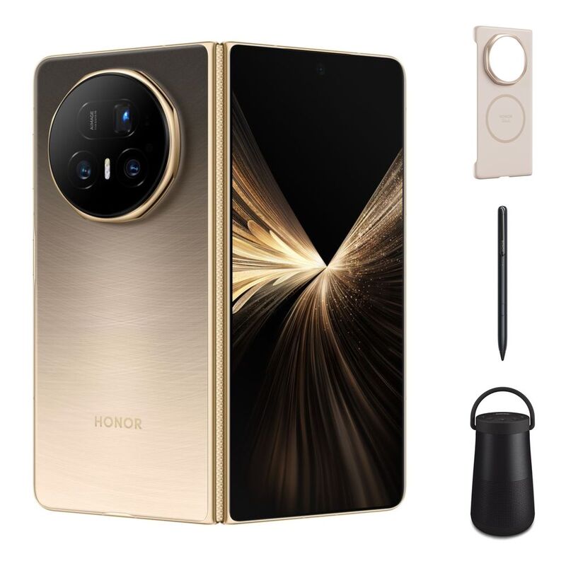 HONOR Magic V5 5G Smartphone 16GB/512GB - Dawn Gold + FOCs HONOR Magic V5 5G Smartphone 16GB/512GB - Dawn Gold + FOCs