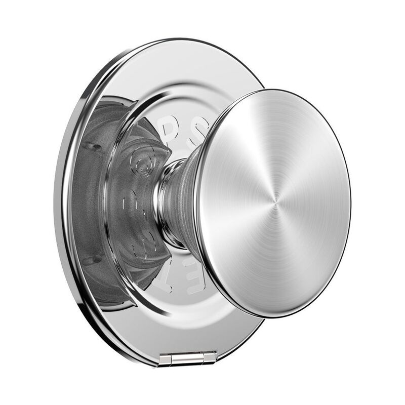 Popsockets Popgrip Magsafe Luxe Kick-Out Grip & Stand - Aluminum Radial Silver