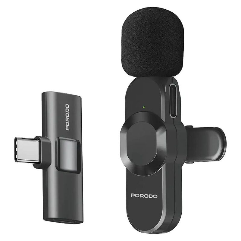 Porodo Audix Lavalier Microphone - Black Porodo Audix Lavalier Microphone - Black
