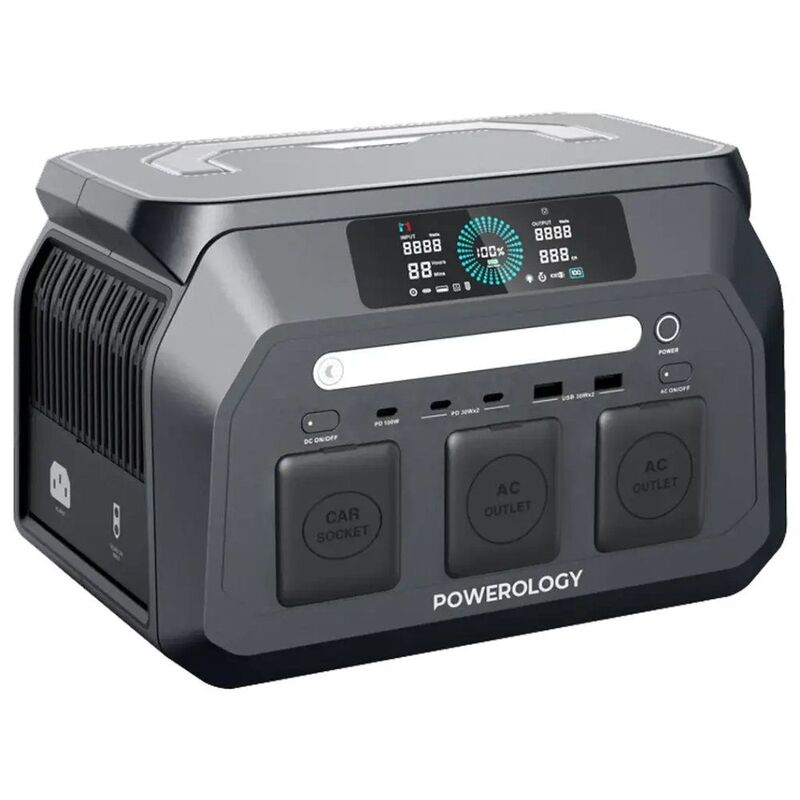 Powerology Dynamic800 Portable Power Station - Black Powerology Dynamic800 Portable Power Station - Black