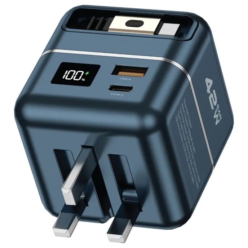 Green Lion Premium Series Charger + Power Bank 5000mAh 42W - Gray Green Lion Premium Series Charger + Power Bank 5000mAh 42W - Gray