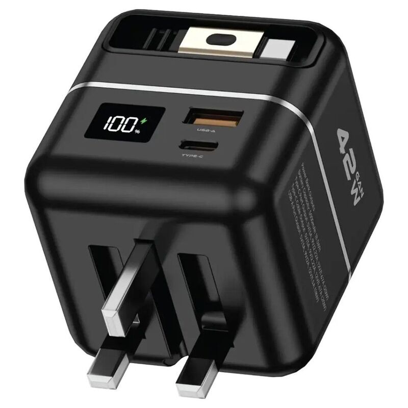 Green Lion Premium Series Charger + Power Bank 5000mAh 42W - Black Green Lion Premium Series Charger + Power Bank 5000mAh 42W - Black