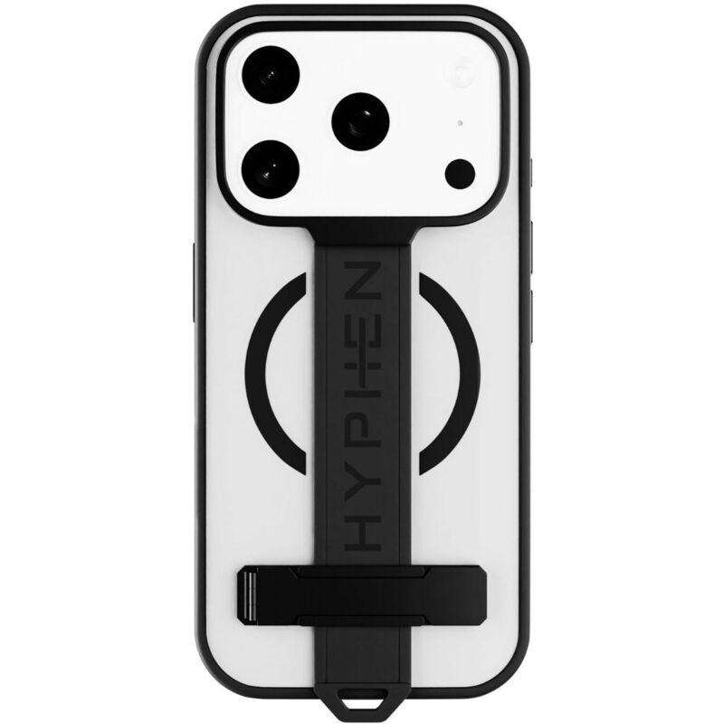 HYPHEN FLEX Grip & Stand MagSafe Case - Gray - iPhone 17 Pro - 6.3" HYPHEN FLEX Grip & Stand MagSafe Case - Gray - iPhone 17 Pro - 6.3"