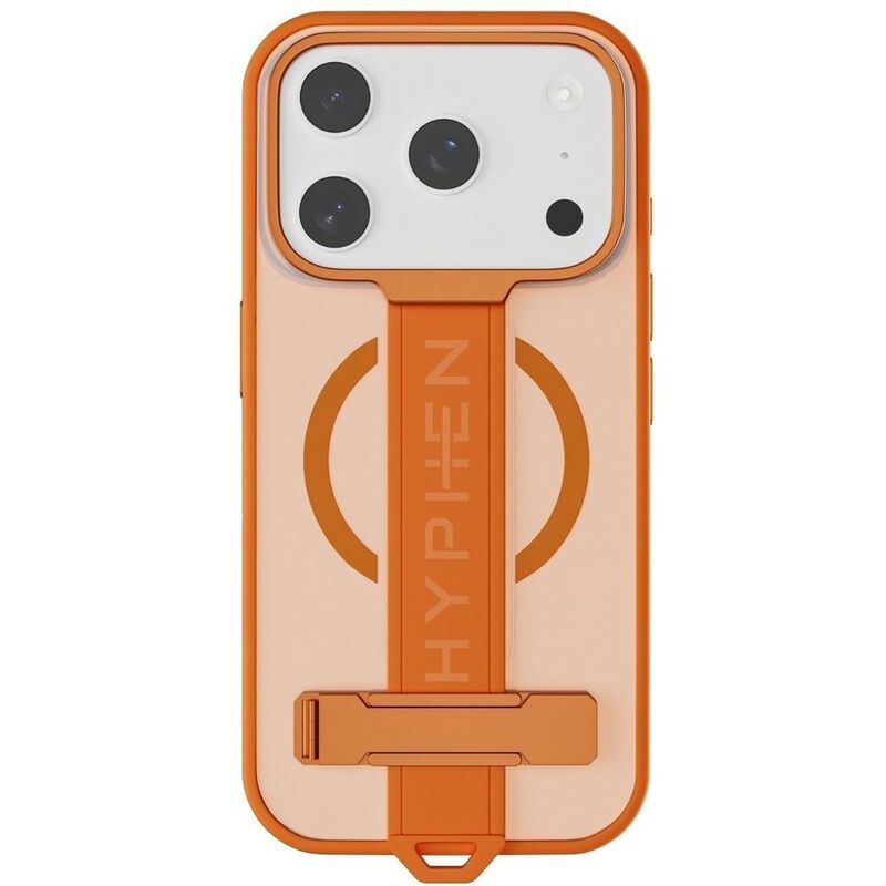 HYPHEN FLEX Grip & Stand MagSafe Case - Tangerine - iPhone 17 Pro - 6.3" HYPHEN FLEX Grip & Stand MagSafe Case - Tangerine - iPhone 17 Pro - 6.3"