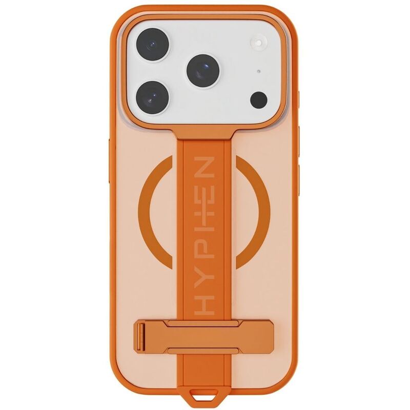 HYPHEN FLEX Grip & Stand MagSafe Case - Tangerine - iPhone 17 Pro Max - 6.9" HYPHEN FLEX Grip & Stand MagSafe Case - Tangerine - iPhone 17 Pro Max - 6.9"