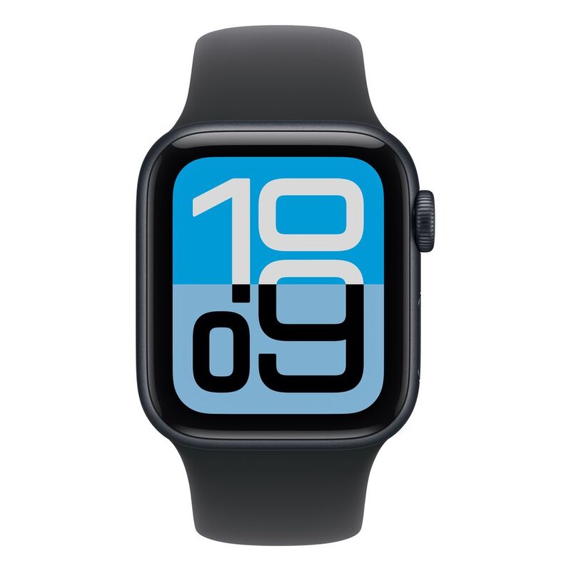 Apple Watch SE 3 GPS 40mm Midnight Aluminium Case with Midnight Sport Band - M/L