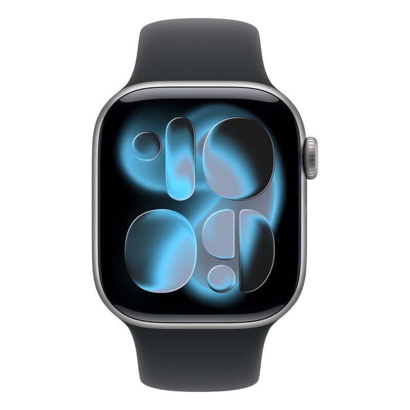 Apple Watch Series 11 GPS 42mm Space Grey Aluminium Case with Black Sport Band - M/L Apple Watch Series 11 GPS 42mm Space Grey Aluminium Case with Black Sport Band - M/L