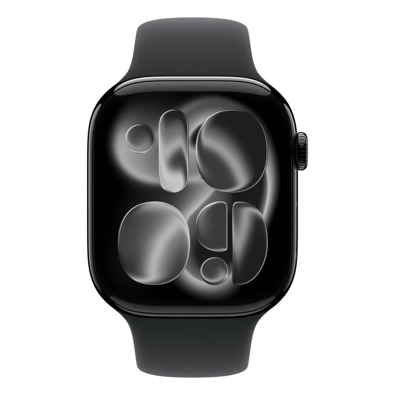 Apple Watch Series 11 GPS 46mm Jet Black Aluminium Case with Black Sport Band - M/L Apple Watch Series 11 GPS 46mm Jet Black Aluminium Case with Black Sport Band - M/L
