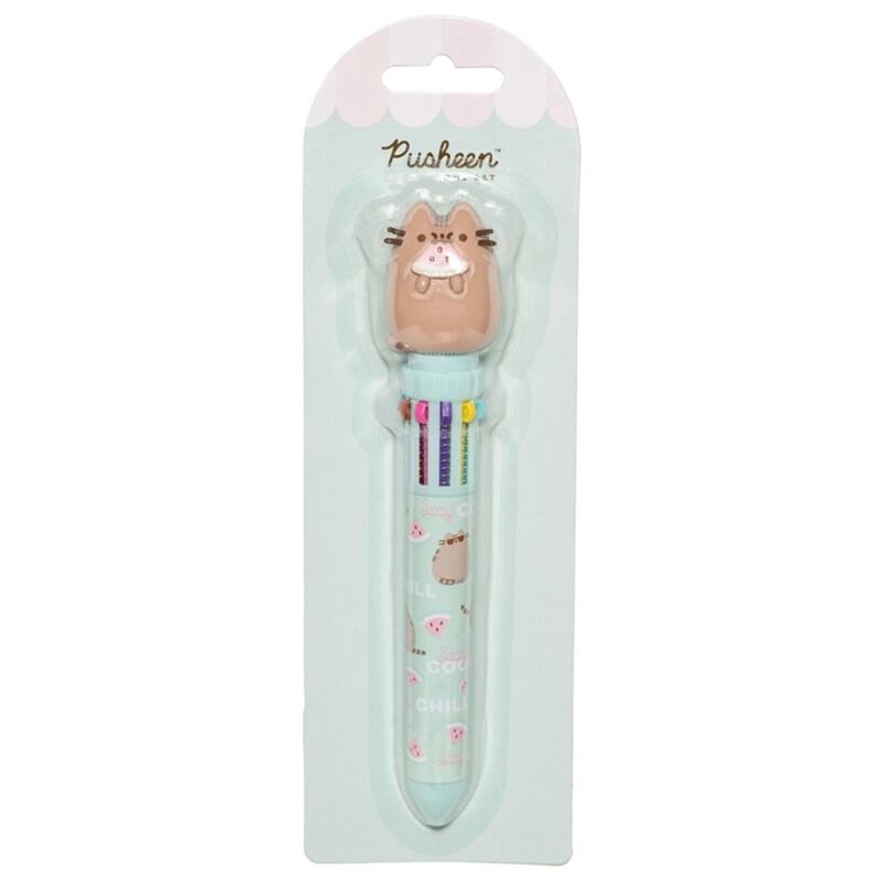 Erik Pusheen Foodie Collection 10-in-1 Ballpoint Pen with 3D Topper Erik Pusheen Foodie Collection 10-in-1 Ballpoint Pen with 3D Topper