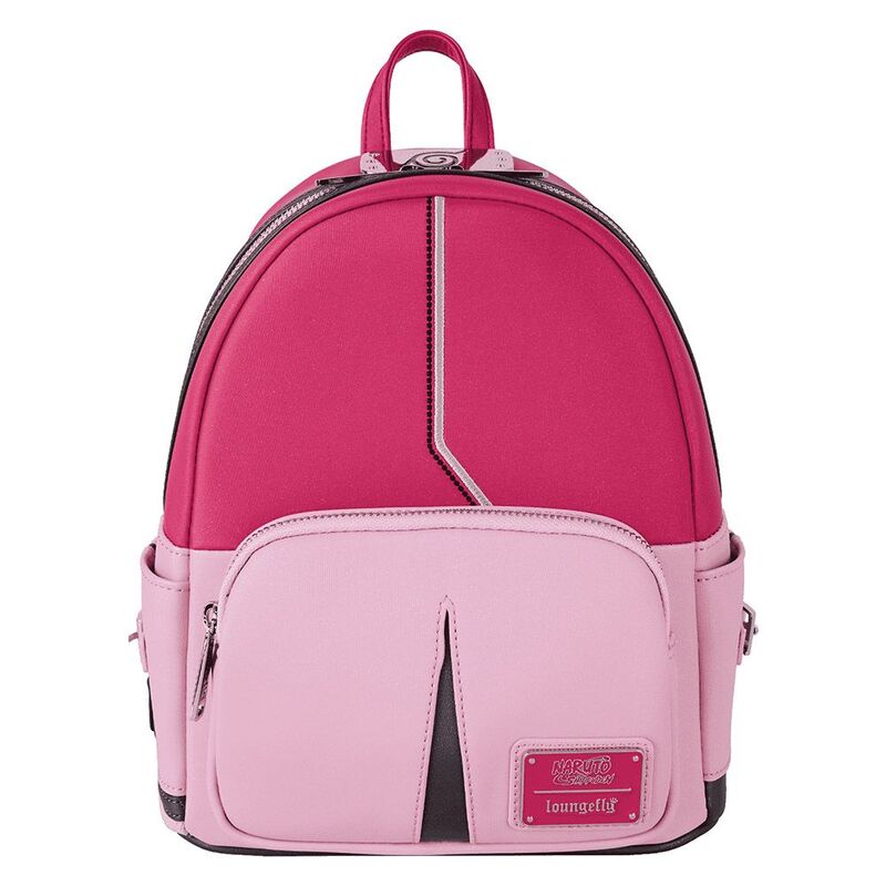 Loungefly Leather Naruto Sakura Cosplay Outfit Mini Backpack Loungefly Leather Naruto Sakura Cosplay Outfit Mini Backpack