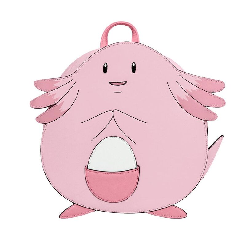 Loungefly Leather Pokemon Chansey Cosplay Mini Backpack Loungefly Leather Pokemon Chansey Cosplay Mini Backpack