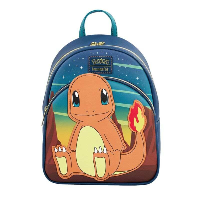 Loungefly Leather Pokemon Charmander Cosplay Mini Backpack Loungefly Leather Pokemon Charmander Cosplay Mini Backpack