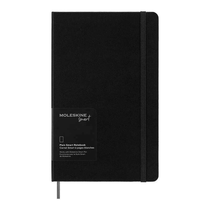 Moleskine Smart Notebook Large Plain - Black Hard