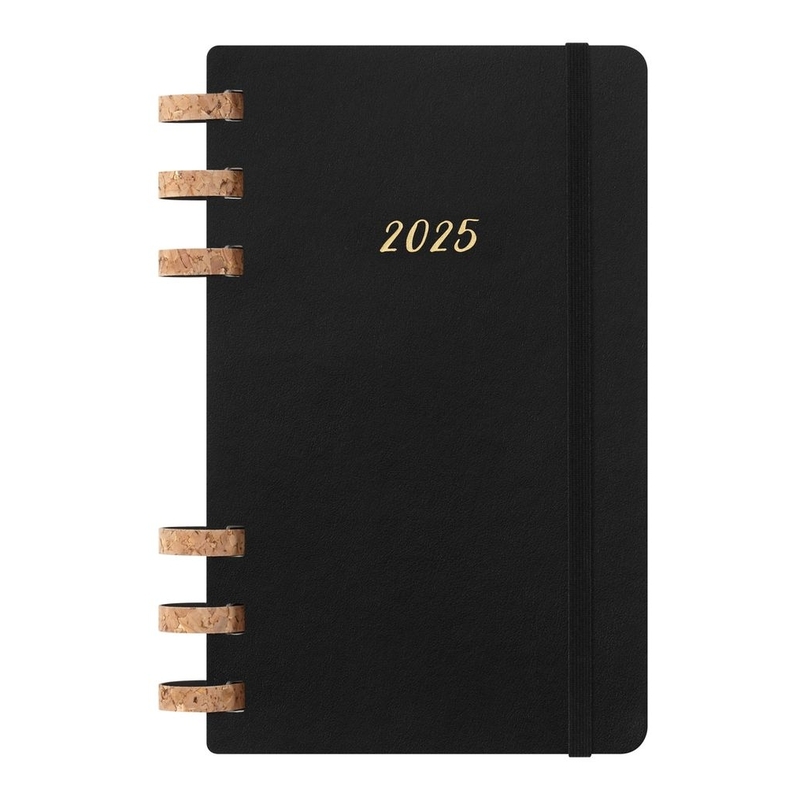 Moleskine 12M Spiral Planner Black Large Soft Cover