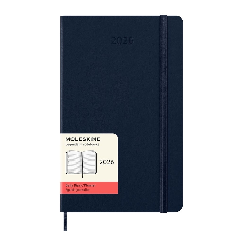Moleskine 12M Daily Large Sapphire Blue Hard Moleskine 12M Daily Large Sapphire Blue Hard