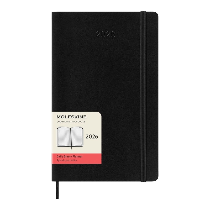 Moleskine 12M Daily Large Black Soft