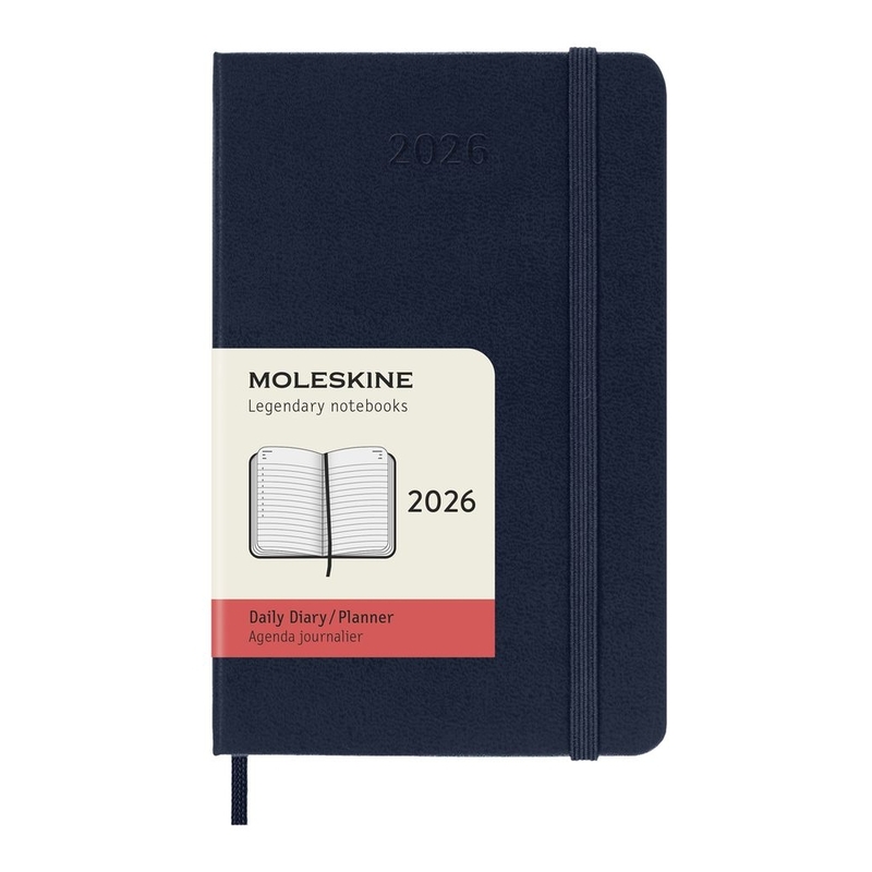 Moleskine 12M Daily Pocket Sapphire Blue Hard