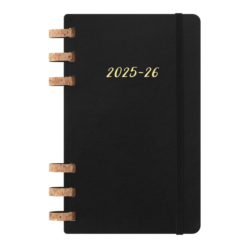 Moleskine 12M Spiral Academic Planner Large Black Soft Moleskine 12M Spiral Academic Planner Large Black Soft