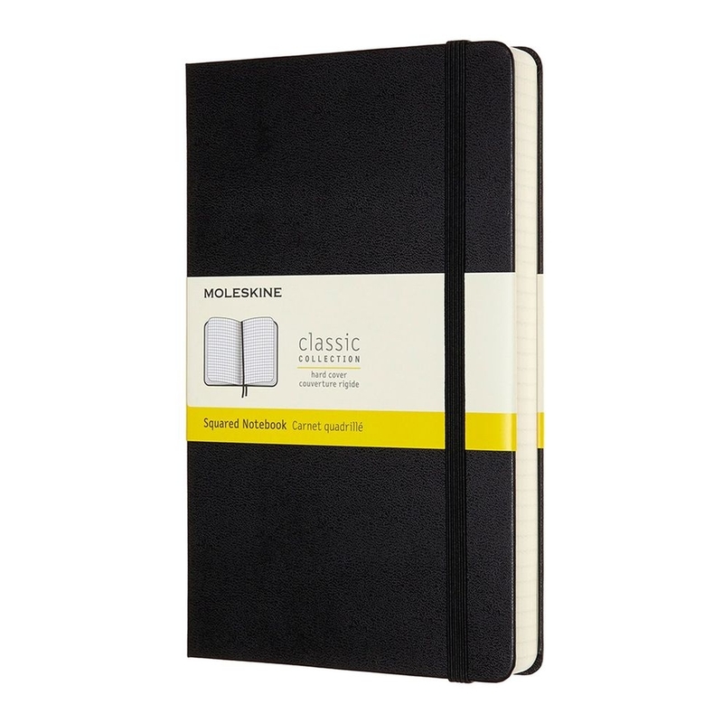 Moleskine Notebook Expanded Large Squared Black Hard Moleskine Notebook Expanded Large Squared Black Hard