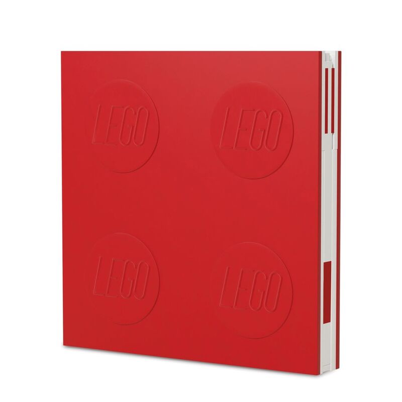 LEGO IQ Locking Notebook With Gel Pen - Red LEGO IQ Locking Notebook With Gel Pen - Red