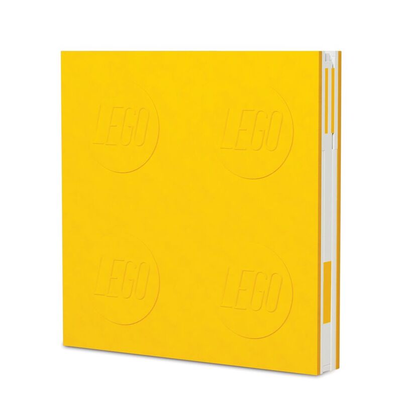 LEGO IQ Locking Notebook With Gel Pen - Yellow LEGO IQ Locking Notebook With Gel Pen - Yellow