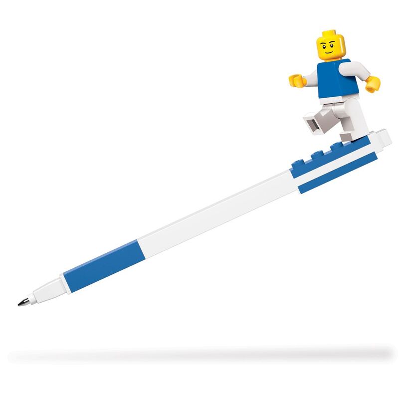 LEGO IQ Pen Pal Gel Pen With Minifigure - Blue LEGO IQ Pen Pal Gel Pen With Minifigure - Blue