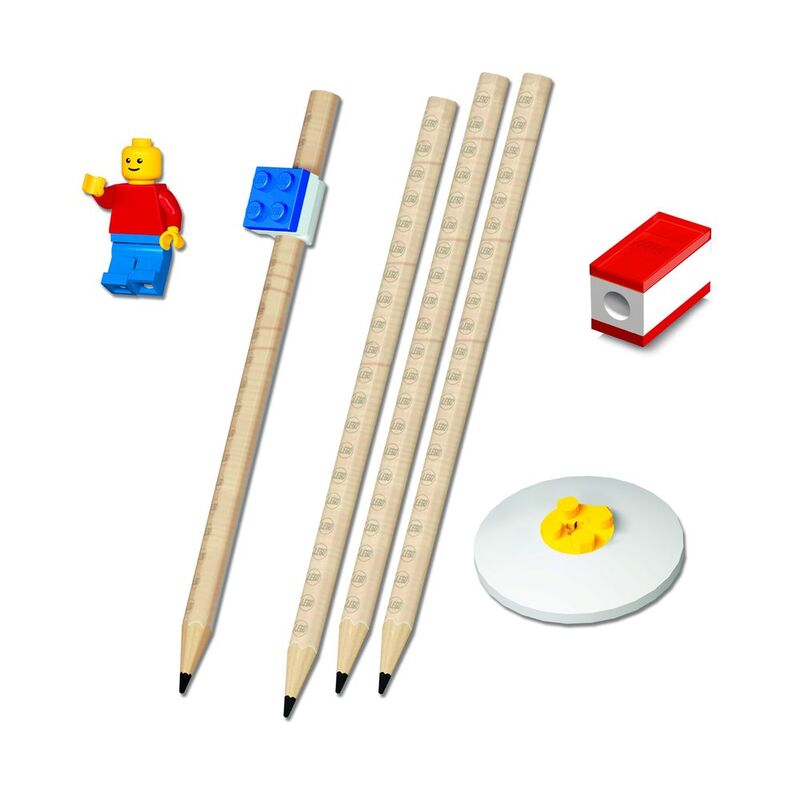 LEGO IQ Pencil Set With Minifigure LEGO IQ Pencil Set With Minifigure