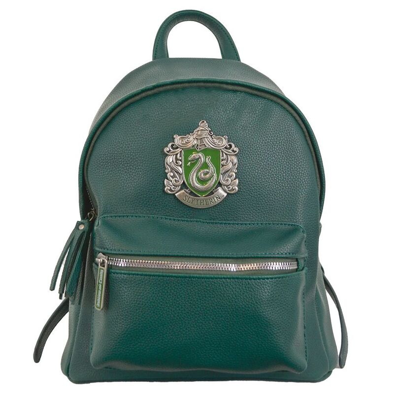 GWCC Harry Potter Slytherin Pebbled Pu Leather Mini Backpack GWCC Harry Potter Slytherin Pebbled Pu Leather Mini Backpack