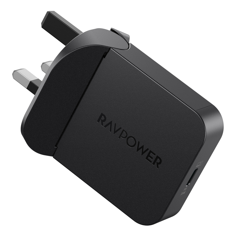 RavPower PC1082 PD Pioneer 35W USB-C Foldable Wall Charger - Black