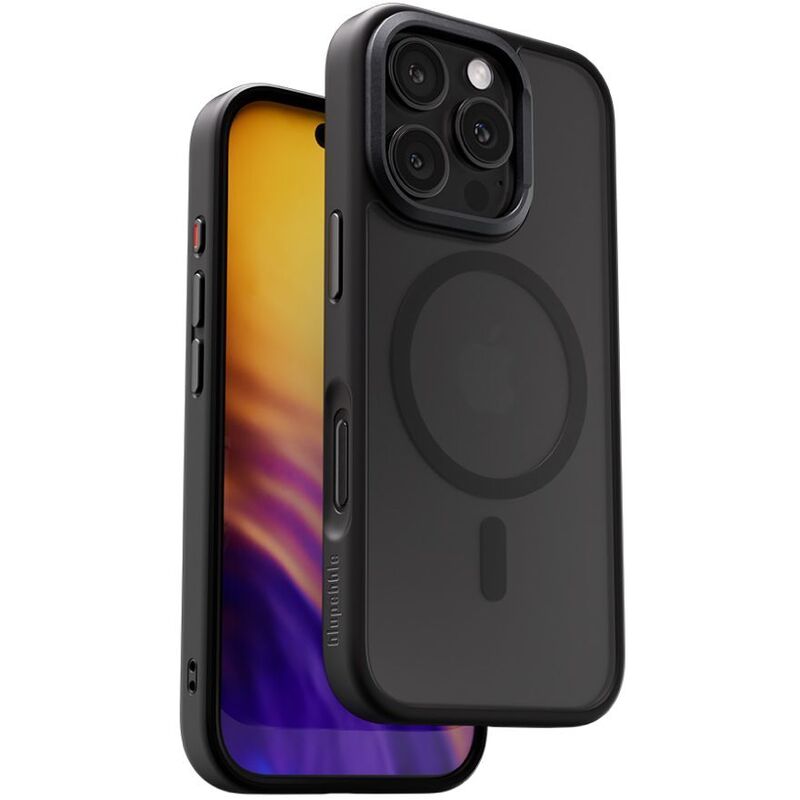 Blupebble Hybrid Matte Case Compatible with Magsafe iPhone 16 Pro Max 6.9-Inch - Black
