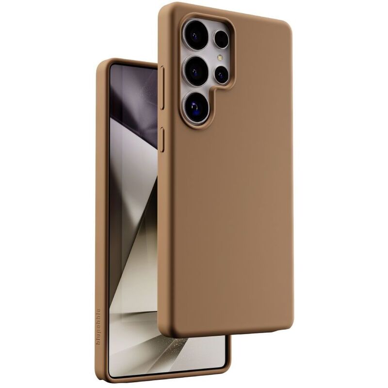 Blupebble Slimflex Case Compatible with Magsafe & Drop Protection for Samsung S25 Ultra - Brown Blupebble Slimflex Case Compatible with Magsafe & Drop Protection for Samsung S25 Ultra - Brown
