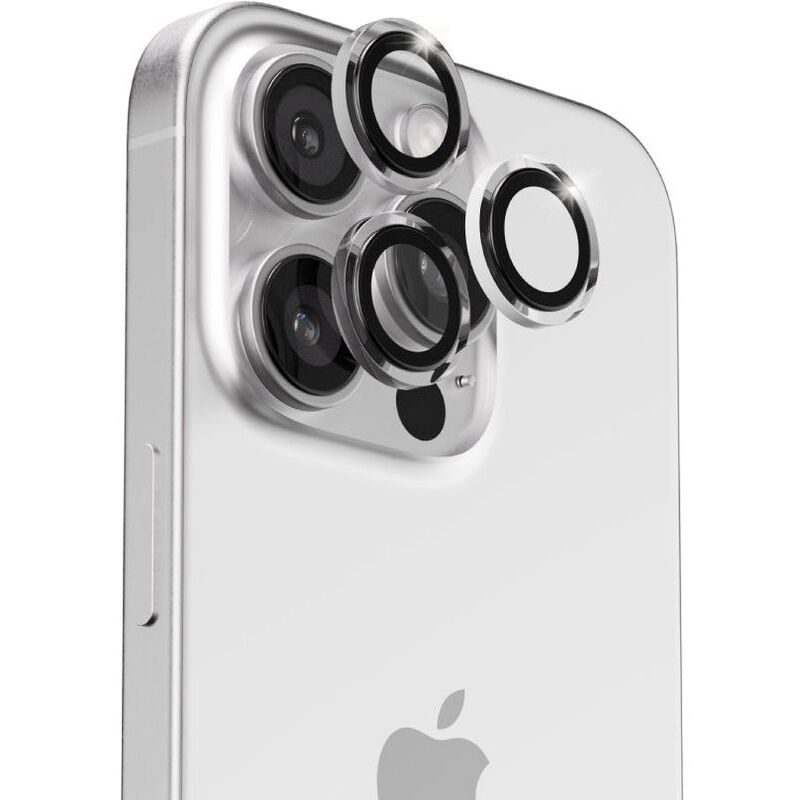 Blupebble Graphene Camera Glass Lens for iPhone 16 Pro & iPhone 16 Pro Max - Clear