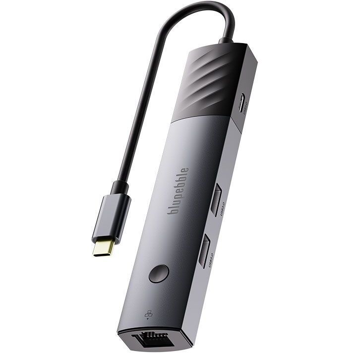 Blupebble C6 Toggle Hub Aluminum 6 In 1 Multimedia Toggle Hub Blupebble C6 Toggle Hub Aluminum 6 In 1 Multimedia Toggle Hub