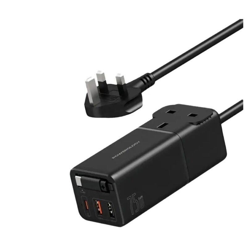 Powerology Desktop Charging Station - Black