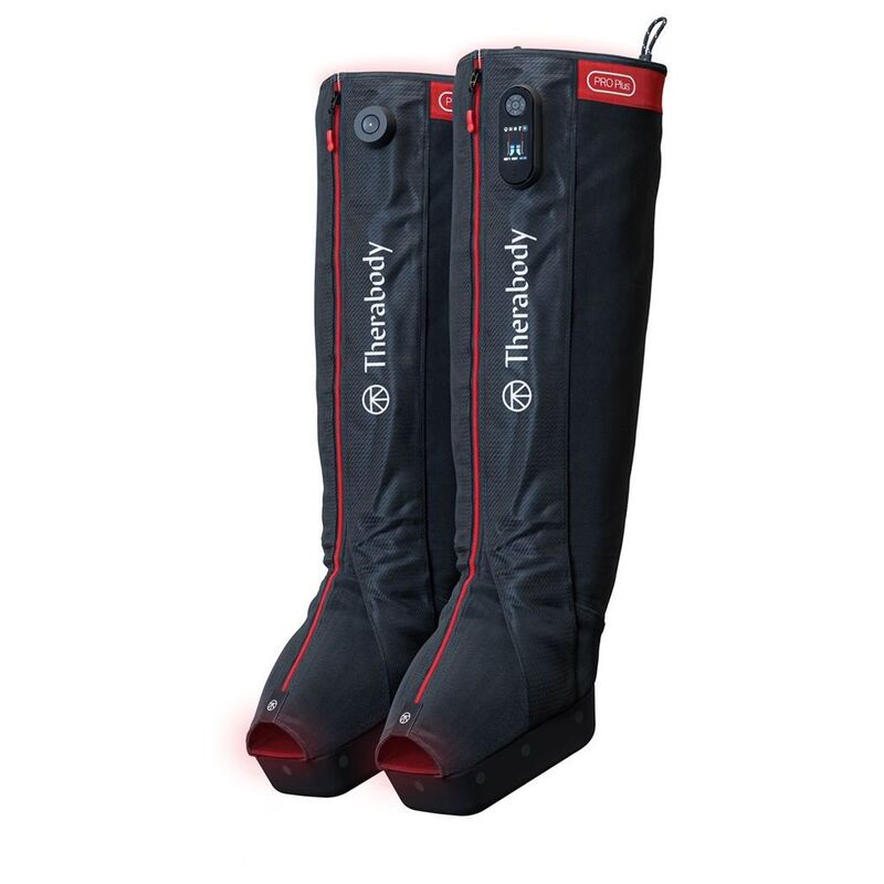 Therabody Jetboots Pro Plus Leg Massage Device (Pneumatic Compression/ Vibration + Infrared LED Light Therapies) - Medium Therabody Jetboots Pro Plus Leg Massage Device (Pneumatic Compression/ Vibration + Infrared LED Light Therapies) - Medium