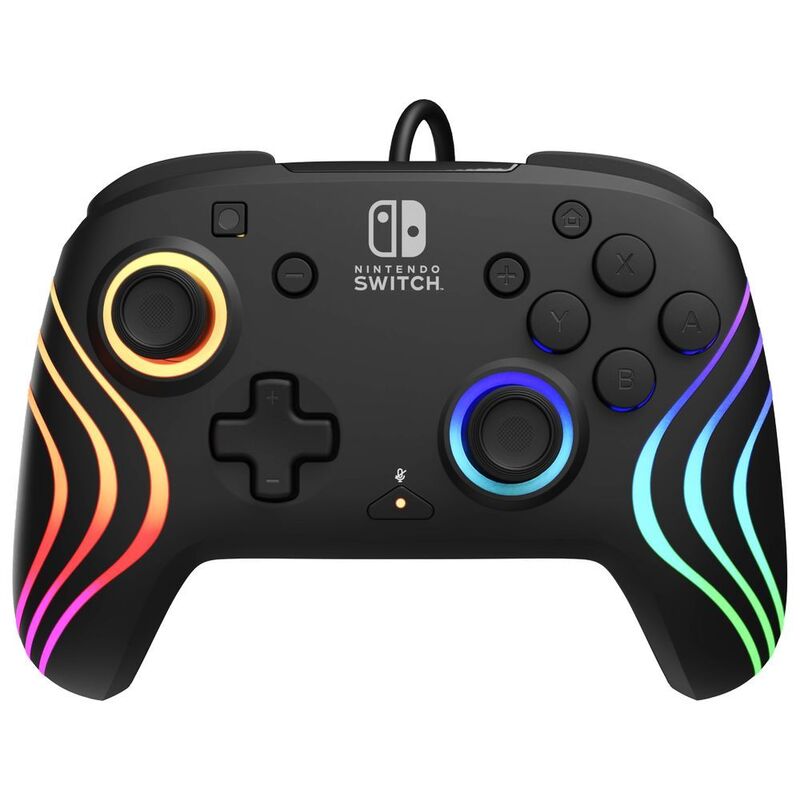 PDP Nintendo Switch Afterglow Wave Wired Controller - Black PDP Nintendo Switch Afterglow Wave Wired Controller - Black