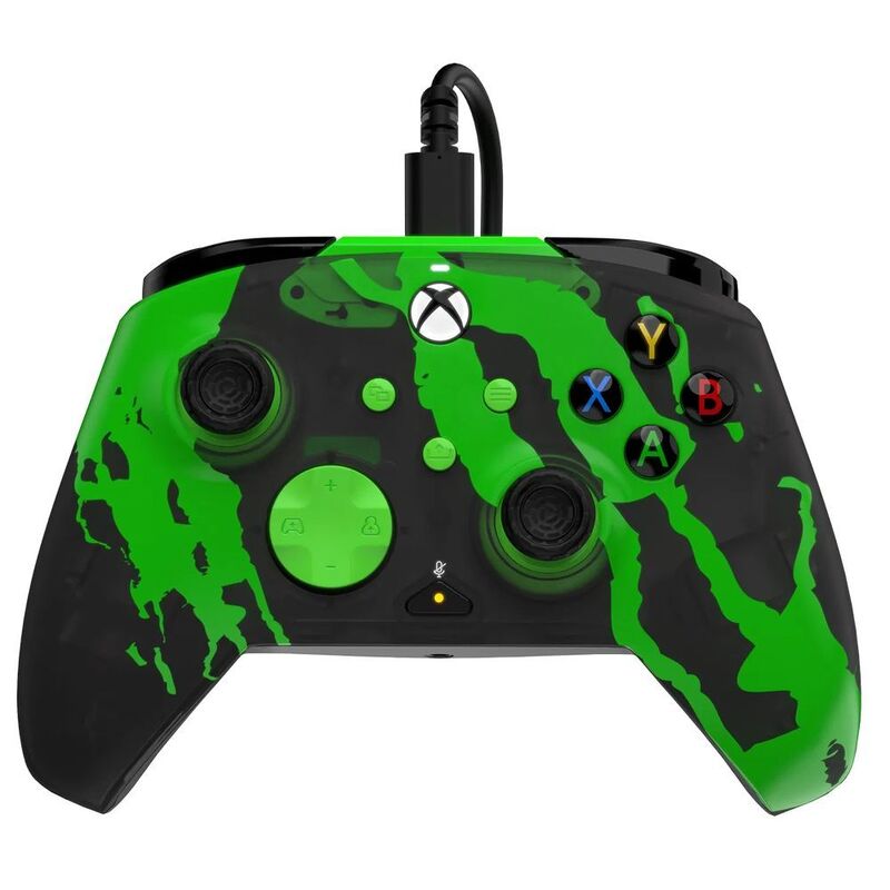 PDP Xbox Series X/S & Pc Jolt Green Rematch Glow Advanced Wired Controller PDP Xbox Series X/S & Pc Jolt Green Rematch Glow Advanced Wired Controller