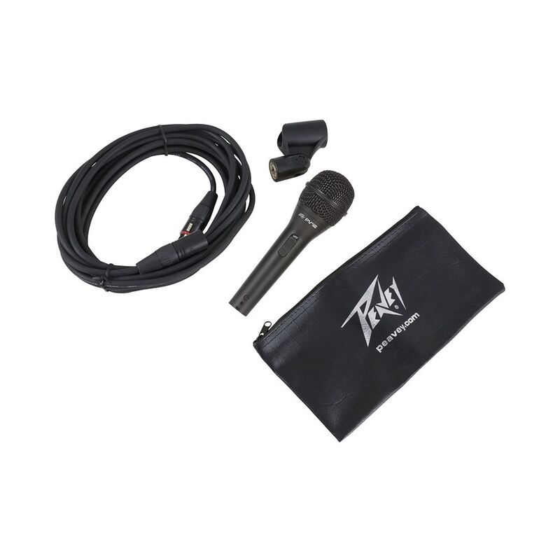 Peavey Pvi 2 Dynamic Vocal Microphone With Xlr Cable - Black Peavey Pvi 2 Dynamic Vocal Microphone With Xlr Cable - Black