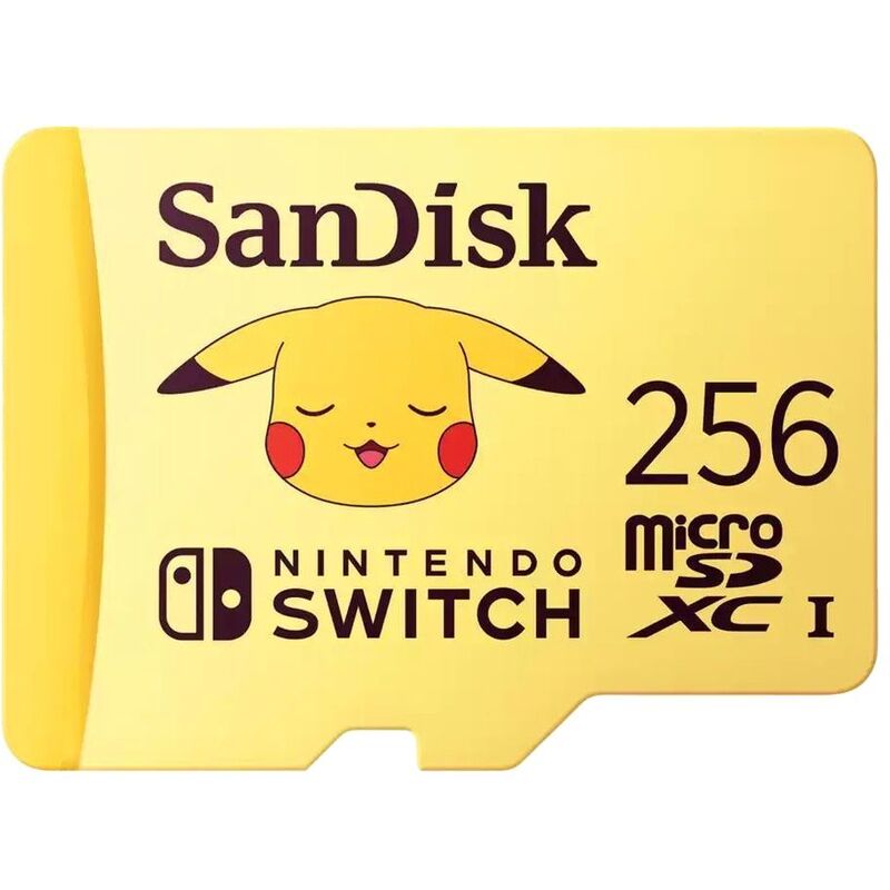 Sandisk Pokemon Pikachu Microsd Card For Nintendo Switch 256GB Sandisk Pokemon Pikachu Microsd Card For Nintendo Switch 256GB