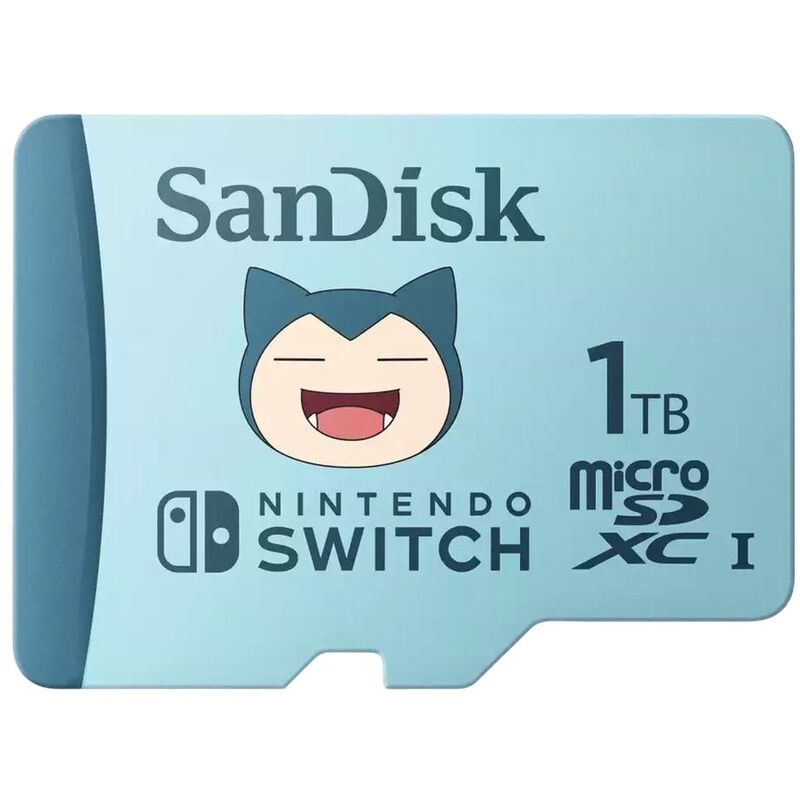 Sandisk Pokemon Snorlax Microsd Card For Nintendo Switch 1TB