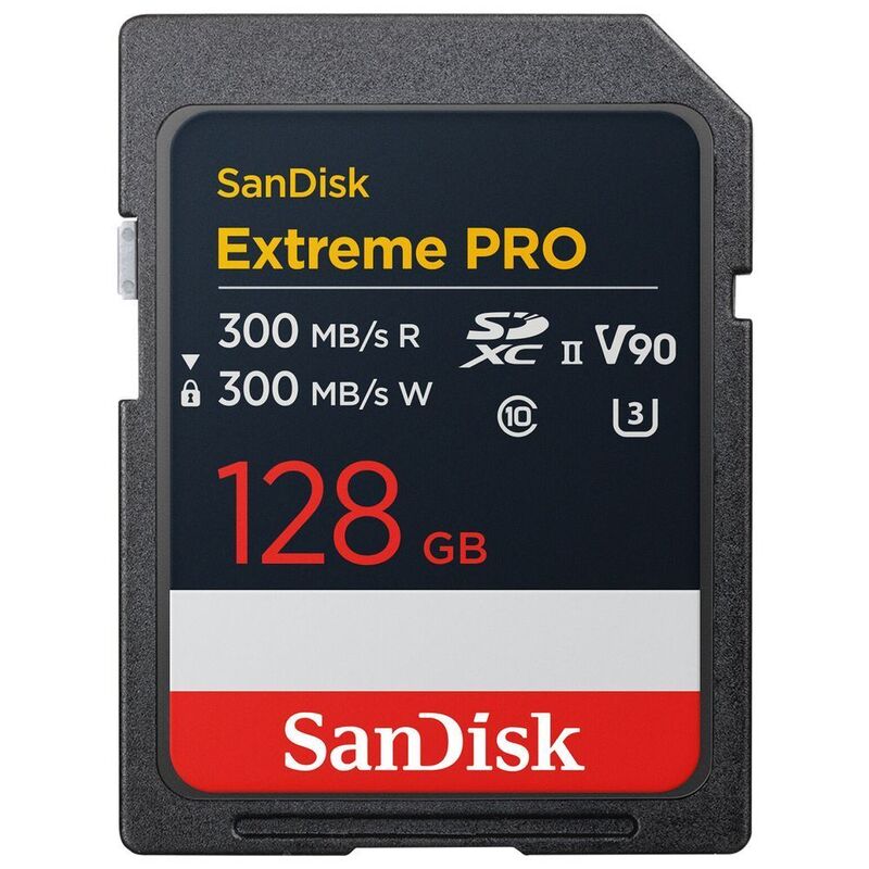 Sandisk Extreme Pro 128Gb Sdxc Memory Card (300Mb/S Read & Write Speeds/ 8K/ V90/ Uhs-II) Sandisk Extreme Pro 128Gb Sdxc Memory Card (300Mb/S Read & Write Speeds/ 8K/ V90/ Uhs-II)