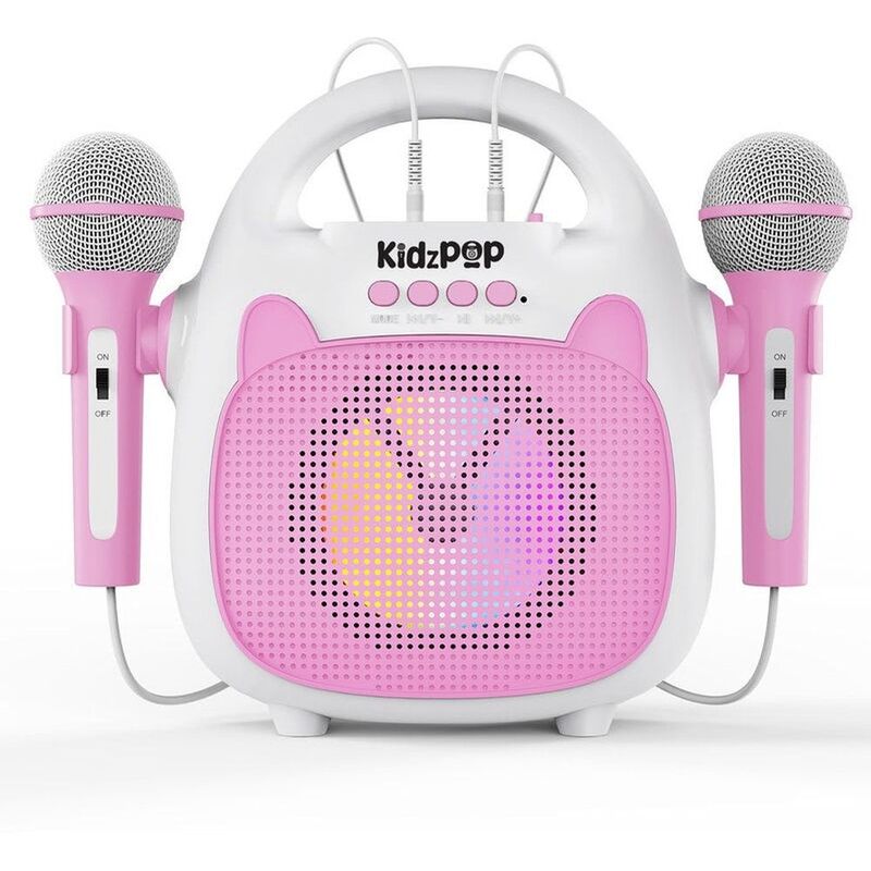 Echo Audio Kidz Pop Portable Karaoke Bluetooth Speaker - Pink