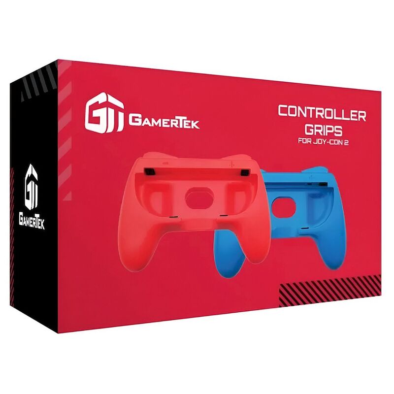Gamertek Controller Grips For Nintendo Switch 2 - Blue & Red Edition Gamertek Controller Grips For Nintendo Switch 2 - Blue & Red Edition