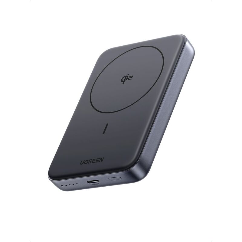 Ugreen Powerbank 10000mAh Magnetic Wireless 15W Qi2 + USB-C 30W Pd In/Out - Grey Ugreen Powerbank 10000mAh Magnetic Wireless 15W Qi2 + USB-C 30W Pd In/Out - Grey